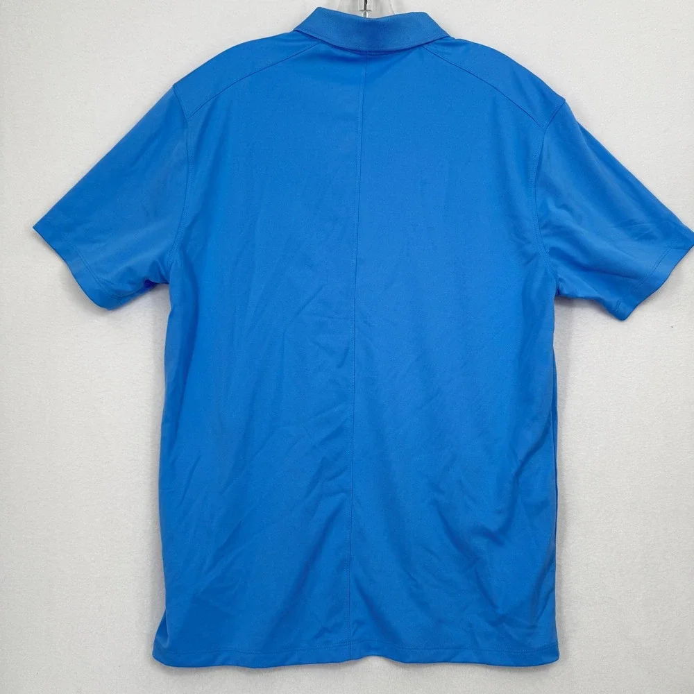 Nike Golf Polo Shirt Mens Medium Blue 2018 Ryder Cup Le Golf National France